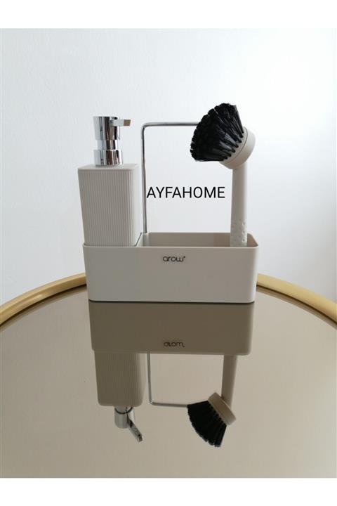 AROW Lotus Mutfak Askılı Sıvı Sabunluk 3'lü