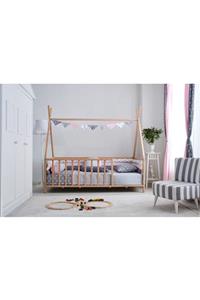 SOFT BABY TEKSTİL My Home Grey-pink Katkat Montessori Uyku Seti