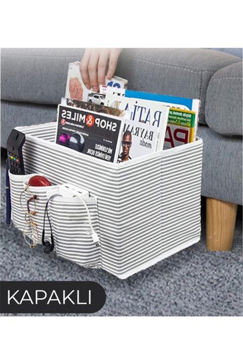 Özlem Toys Çocuk Odası Baş Ucu Organizer Çok Amaçlı Düzenleyici 35x23x23 Ebatlarında