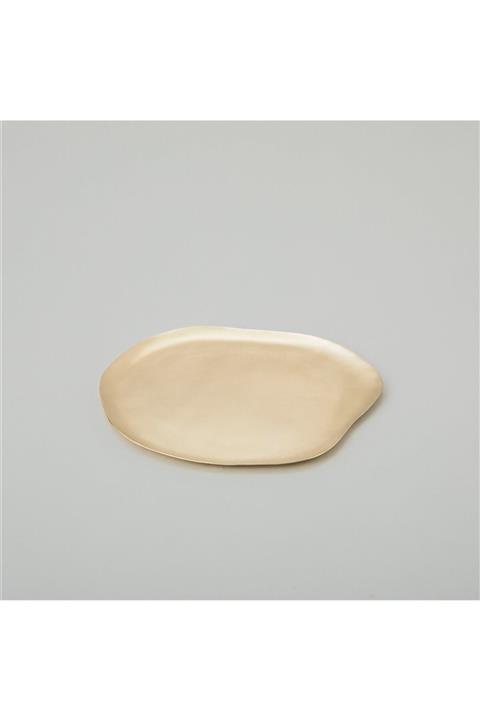 Chakra Irene Dekoratif Tabak 20x18 Cm Gold