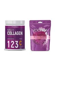 Voonka Tip 1,tip 2,tip 3 Hidrolize Kolajen 300 Gr + Collagen Gummies 30 Tablet