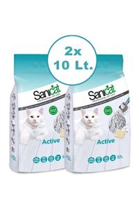 Sanicat Ultra Topaklaşan Marsilya Sabunu Kokulu Ince Kedi Kumu 2 X 10 Lt