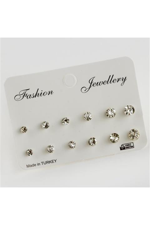 Quality Star 12'li Tektaş Küpe