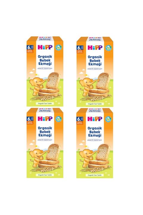 Hipp Organik Bebek Ekmeği 100 gr 4 Adet