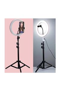 LESGO Kuaför Makyaj Youtuber Sutidio Fotoğraf Çekimleri Ring Light Sürekli 10 Inç Işık 2mt