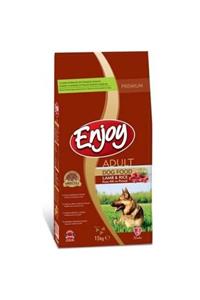 Enjoy Kuzu Etli Ve Pirinçli Yetişkin Köpek Maması 15 kg