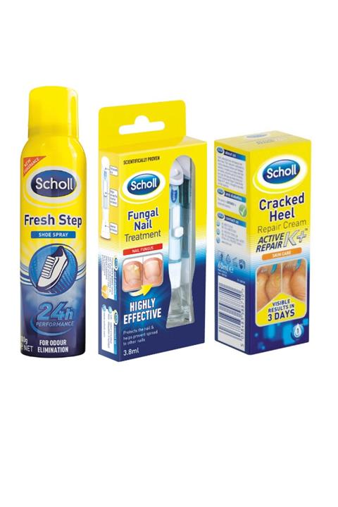Scholl Mantar Enfeksiyonu - Tırnak Mantarı Giderici 3,8 ml+ Ayakkabı Spreyi 150 Ml+topuk Çatlak Kremi 60 Ml