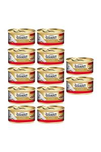 Purina 85gr12li Gourmet Gold Parça Sığır Etli Soslu Konserve Kedi Maması