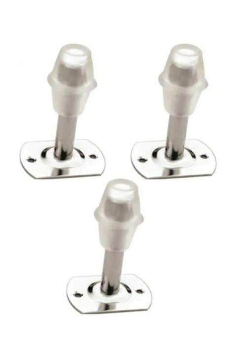 LİNAX Kapı Tamponu 8cm Kapı Stoperi Kapı Çarpmasına Son Şeffaf 3 Adet