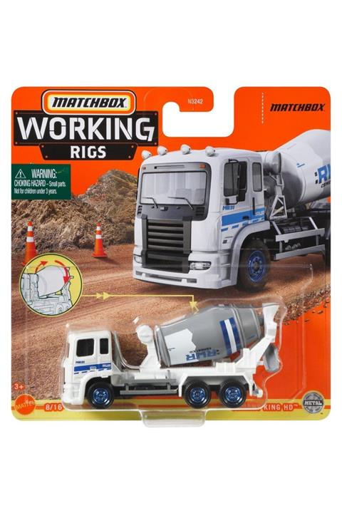 Matchbox Cement King Hd Oyuncak Iş Makineleri ( Beton Mikseri )