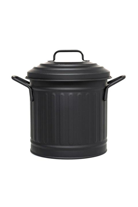 The Mia Tezgah Çöp Kovası 4 lt Siyah Glv0291