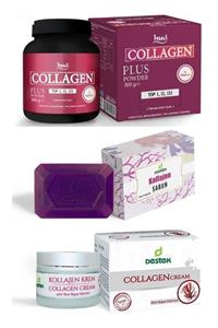 Hud Destek 3'lü Kolajen Seti Collagen Plus 300 Gr + Destek Collagen Krem + Destek Collagen Sabun