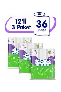 Solo Kağıt Havlu 36 Rulo (12x3 Rulo)