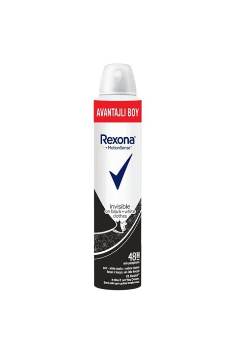 Rexona Invisible Black & White Kadın Deodorant Sprey 200 ml