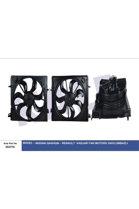 ÖZGÜÇYEDEK Radyator Fanı Komple Nıssan Qashqaı 1,2-1,5-1,6 J11 Kasa 2013