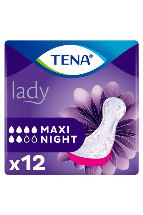 TENA Kadın Mesane Pedi Maxi Night 12 Adet
