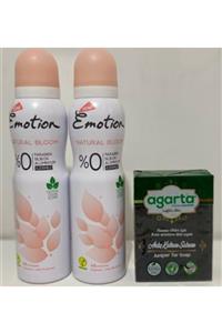 Emotion Natural Bloom 2 Deodorant Alana Agarta Ardıç Katranı Sabun Hediye