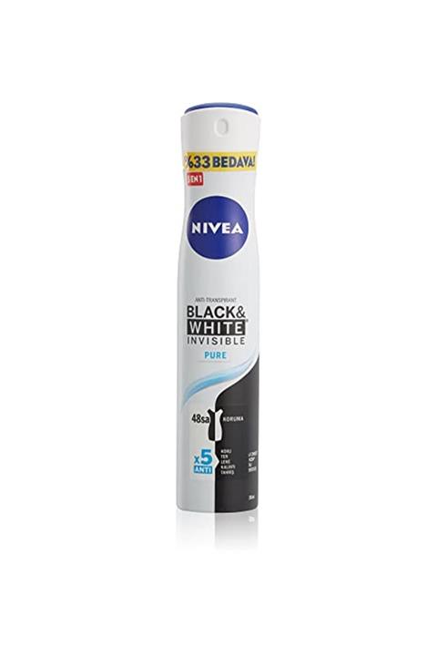 Nivea Black&white Pure Kadın Deodorant Sprey 200 Ml 1 Paket (1 X 200 Ml)