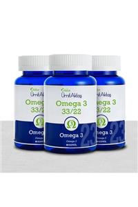 Dr. Ümit Aktaş Omega-3 33/22 (60 Kapsül) 3'lü