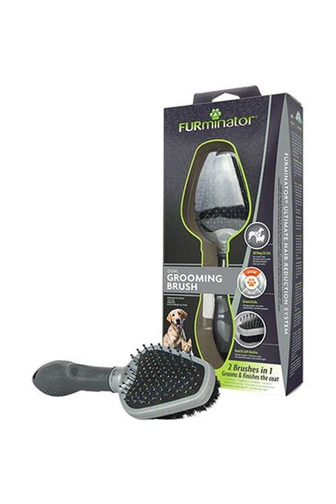 Furminator Dual Brush Çift Yüz Kedi Köpek Tarağı