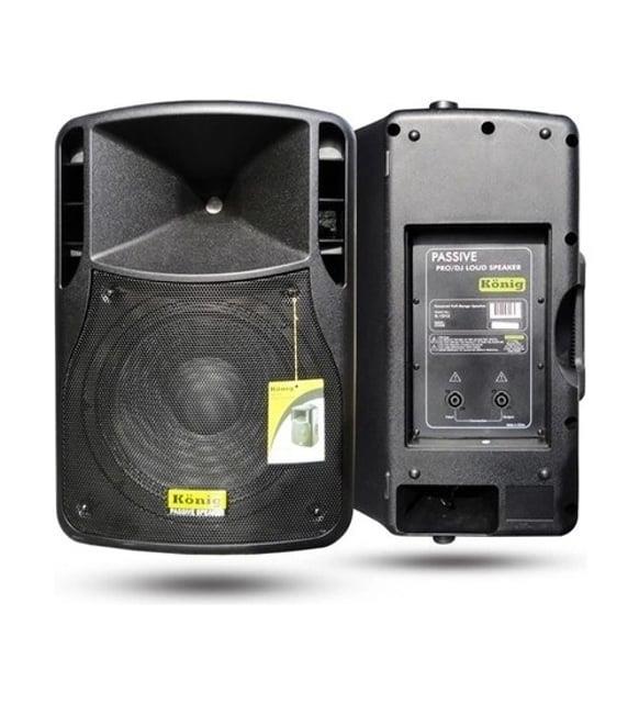 König K-1515 38cm 800 Watt Kabin Hoparlör