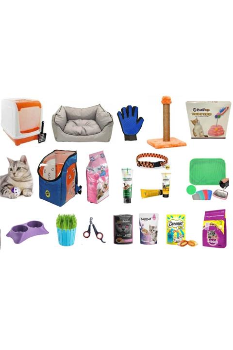 CatMozz Elite Kedi Başlangıç 20 Parça Bakım Seti