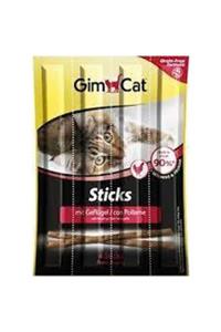 Gimcat Sticks Kümes Hayvanı Etli Tahılsız Ödül Çubukları 4lü 20 gr