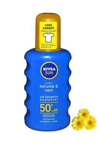 Nivea Güneş Koruyucu & Nemlendirici Spray Leke Karşıtı Spf 50 200 ml