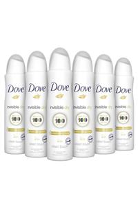 Dove Kadın Invisible Dry Deodorant 150 ml 6 Adet