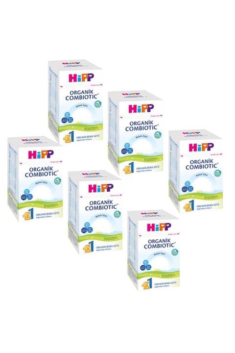 Hipp 1 Organik Combiotic Bebek Sütü 800 Gr 6 Lı
