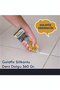 Gold Derzmatik Fix Tüp Silikonlu Derz Dolgu Beyaz Renk Gaga Uçlu 360 gr