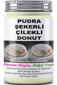 SPANA Pudra Şekerli Çilekli Donut  1adet