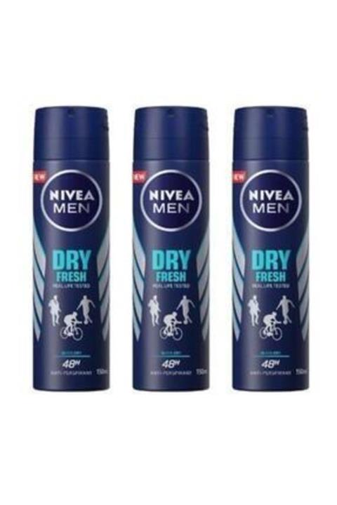 Nivea Dry Fresh Erkek Deodorant 150 ml X 3 Adet