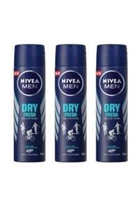 Nivea Dry Fresh Erkek Deodorant 150 ml X 3 Adet