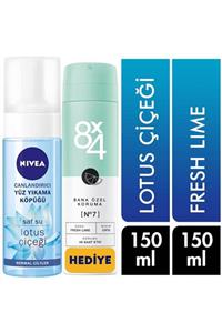 Nivea Yüz Yıkama Köpüğü 150 Ml Canlandırıcı + 150 Ml Deodorant Hediye