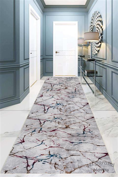 ALgorand Home Yıkanabilir Kaymaz Taban Kesme Rulo Yolluk Mürdüm