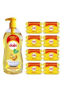 Dalin Islak Mendil 3*8 Adet-bebek Şampuan 900 Ml