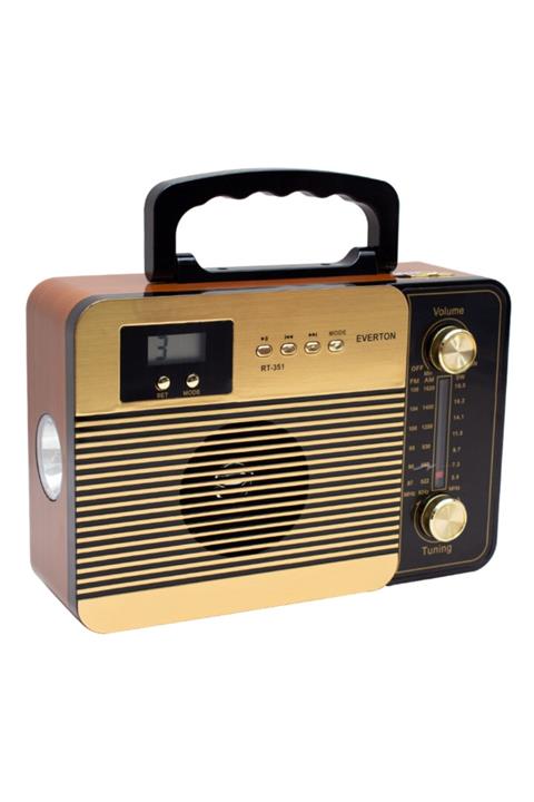 MERTER Everton Rt-351bt Usb/sd/fm/aw/sw/aux/bluetooth Destekli Müzik Kutusu