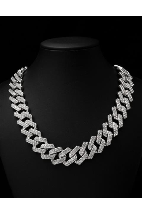 Labone Accessories Prong Cuban Chain Zincir Silver Kolye