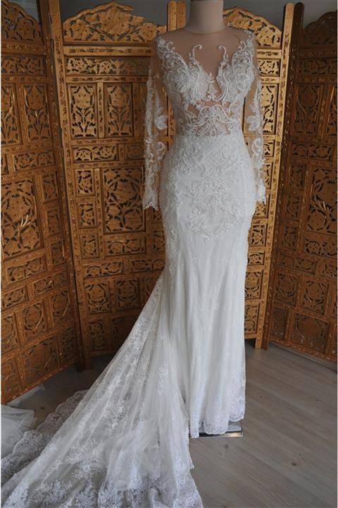 Çağrı Şengül & Serdar Yüzer Moda Kadın Beyaz Kollu Dantel Balık