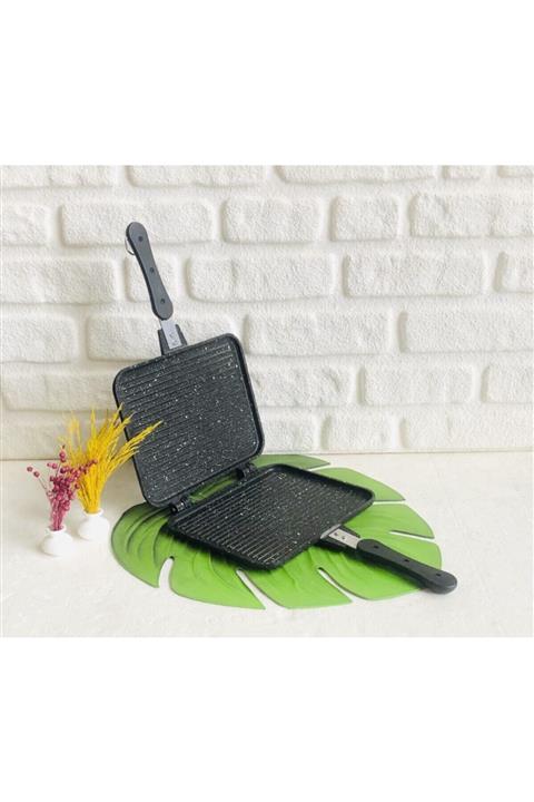 Muba Consept Ocak Üstü Granit Döküm El Tost Ve Çok Amaçlı Grill Tava