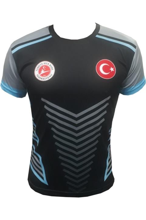 YiğitSpor Unisex Siyah Boks & Kickboks  Günlük Antrenman Tişörtü