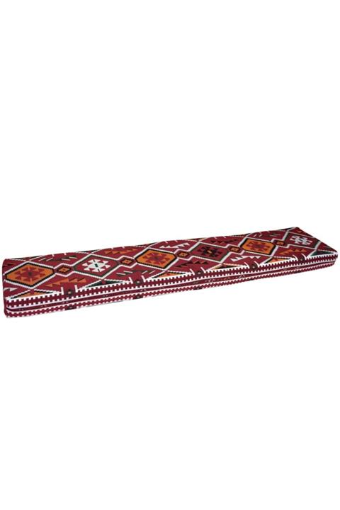 Bolvadin Şark Köşesi Mnd310-402 Şark Köşesi Bordo Halı Desenli Minder 160x40x10 cm