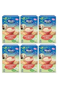 Hero Baby Sütlü Bisküvili 8 Tahıllı Kaşık Maması 6+ Ay 200 Gr X 6 Adet