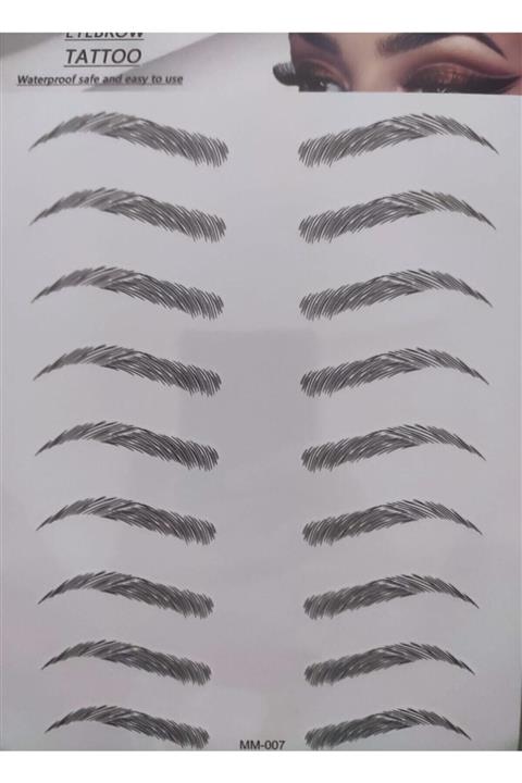 Çeyizci Kaş - Kirpik Bakım Yağı Gerektirmeyen Kaş Dövmesi - Mm-007