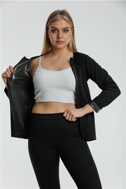 Tuğba korse Sauna Fermuarlı Uzun Kol Takım