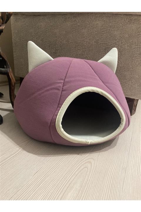 EROĞLU001 Pembe Beyaz Kedi Evi, Kedinizin En Çok Seveceği Lokasyon :)