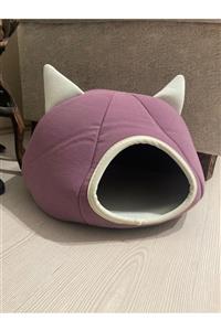 EROĞLU001 Pembe Beyaz Kedi Evi, Kedinizin En Çok Seveceği Lokasyon :)