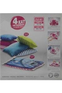 LifeComfort Space Saver Vacuum Bag Vakumlu Poşet Hurç (3'lü Set-1 Adet Xl 2 Adet Xxl)