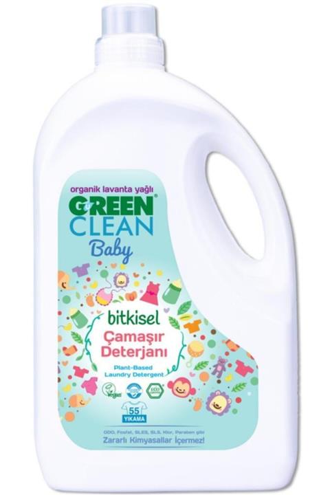 Green Clean U Baby Bitkisel Çamaşır Deterjanı Organik Lavanta Yağlı 2,75 Lt
